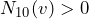 N_{10}(v)>0