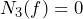 N_3(f)=0