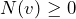 N(v) \ge 0